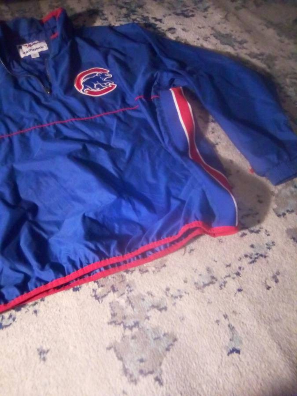 Majestic Blue and Red Kids Windbreaker Jacket